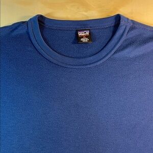 Patagonia Men's Classic Blue Long Sleeve Tee Sz XL